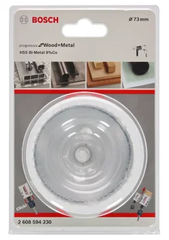 Scie cloche sans foret pilote Bosch pour multi-matériaux Ø.74 mm
