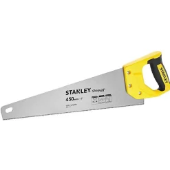 Scie égoïne à bois universelle SHARPCUT™ coupe fine 450mm - STANLEY - STHT20370-1