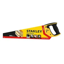 Scie égoïne à bois universelle SHARPCUT™ coupe fine 450mm - STANLEY - STHT20370-1
