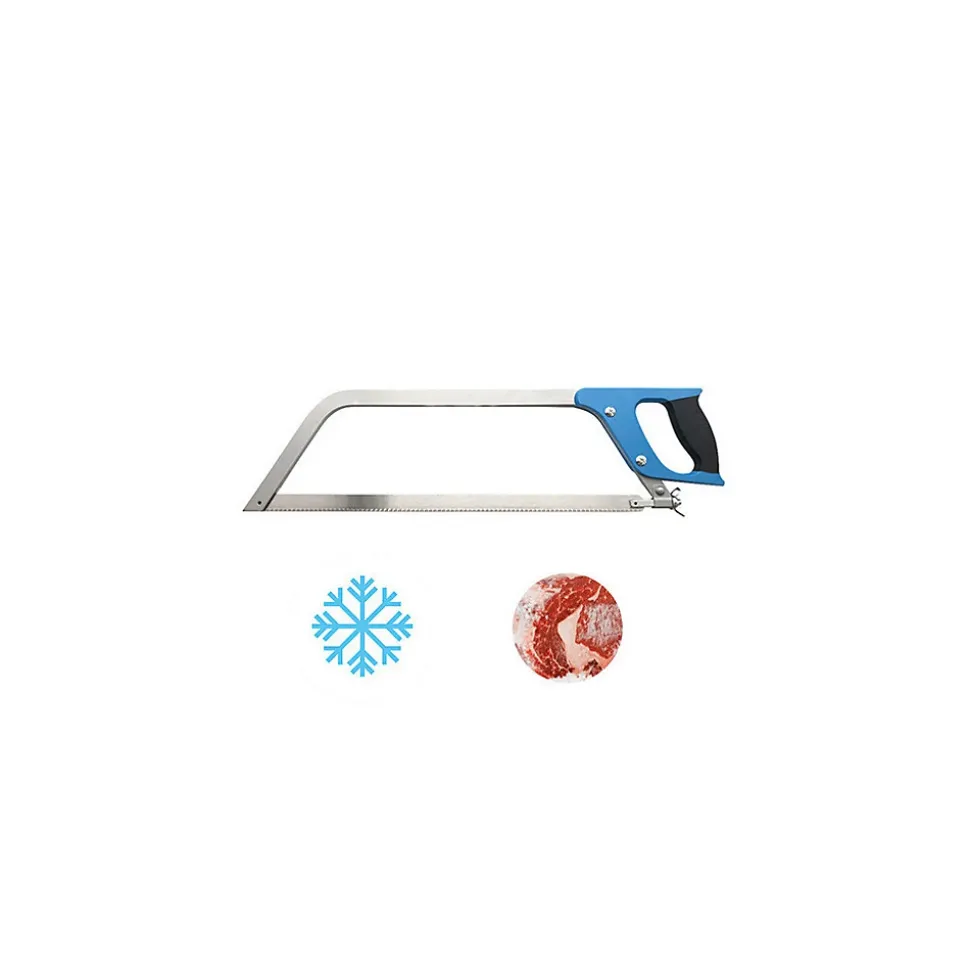 Scie Manuelle de Boucher à Os Pro avec Lame Inox L. 450 x 20 x pas 2,5 mm - Diamwood
