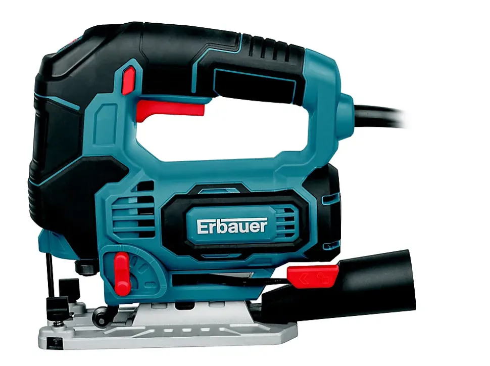 Scie sauteuse filaire pendulaire (4 niveaux) 750 W, maxi 3000 tr/min, Erbauer EJS750