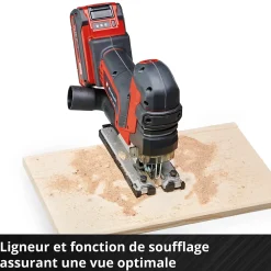 Scie sauteuse sans fil pendulaire Einhell TP-JST 18/135Li BL Solo 18V (sans batterie)