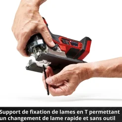 Scie sauteuse sans fil pendulaire Einhell TP-JST 18/135Li BL Solo 18V (sans batterie)