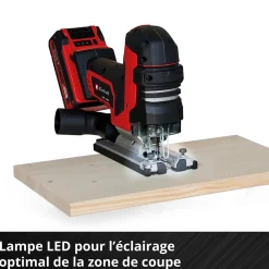 Scie sauteuse sans fil pendulaire Einhell TP-JST 18/135Li BL Solo 18V (sans batterie)