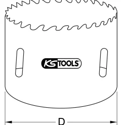 Scies cloches - Scie cloche, diam : 44 mm