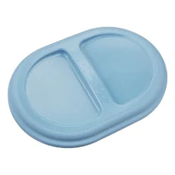 Seau à déchets avec couvercle en plastique recyclé 13 litres - Bleu