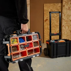 Servante à outils avec boîte de rangement Magnusson Stakkur charge 35kg