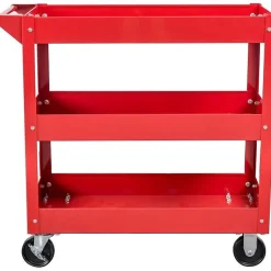 Servante d'atelier 3 plateaux sur roues - DOMAC - Rouge