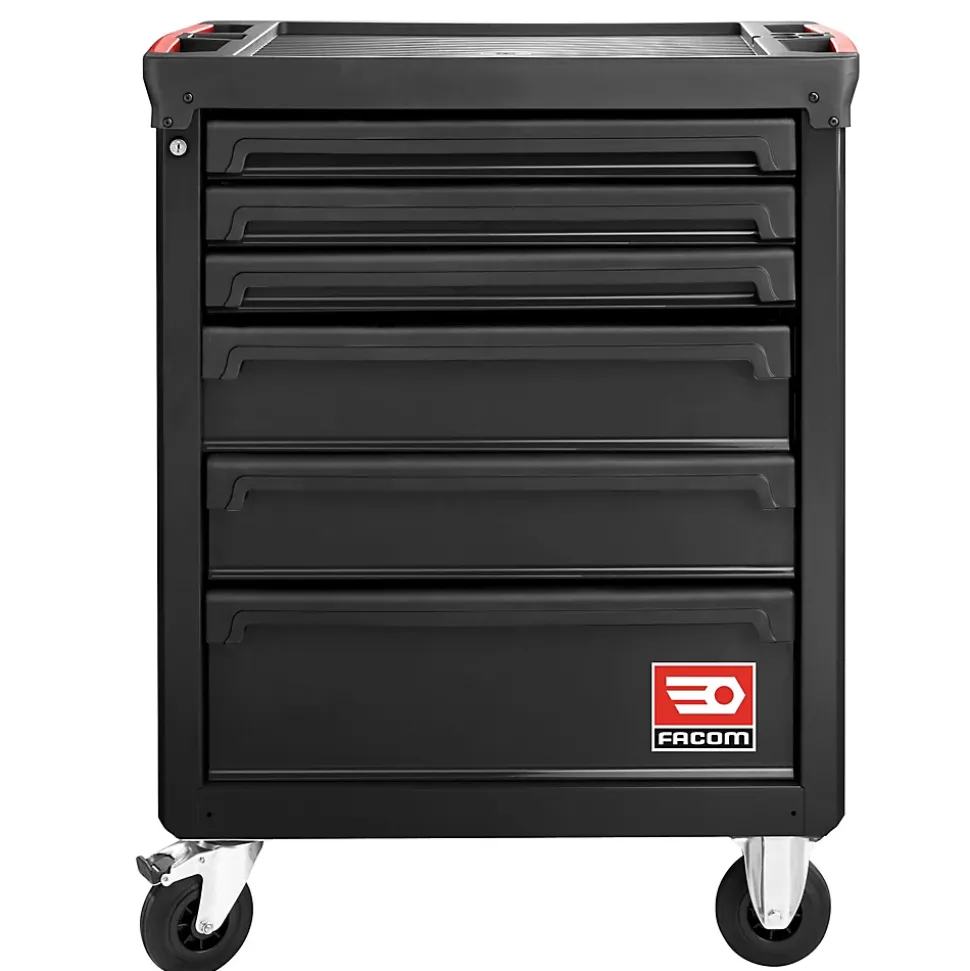 Servante d'atelier ROLL M3 6 Tiroirs Noire - FACOM ROLL.6NM3APF