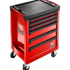 Servante d'atelier vide ROLL FACOM - ROLL.6M3APB - 6 tiroirs - 3 modules par tiroir - Rouge