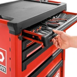 Servante d'atelier vide ROLL FACOM - ROLL.6M3APB - 6 tiroirs - 3 modules par tiroir - Rouge