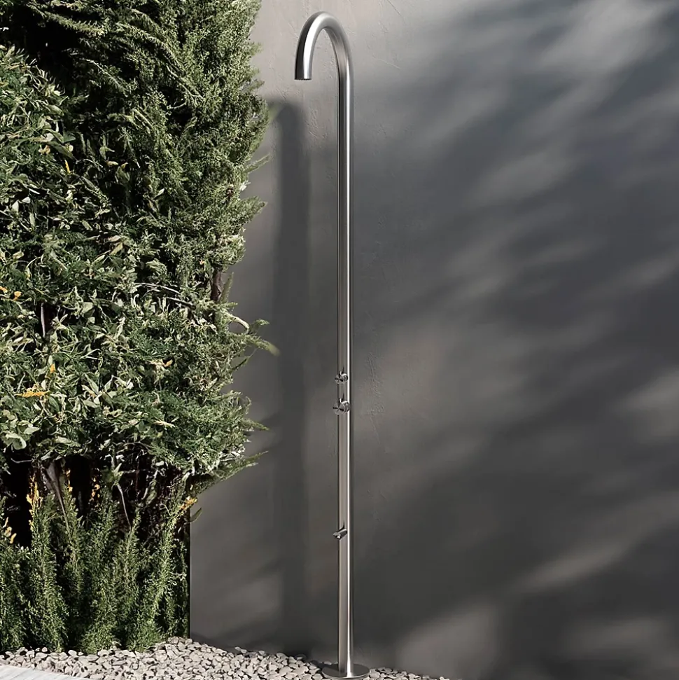 Sined Olbia Inox Eau chaude et froide Douche exterieure