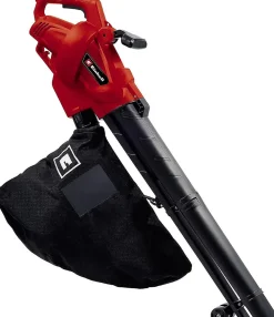 Souffleur Aspirateur Feuilles Electrique Einhell 40L avec Guidage 2 Roulettes Jardin Terrasse