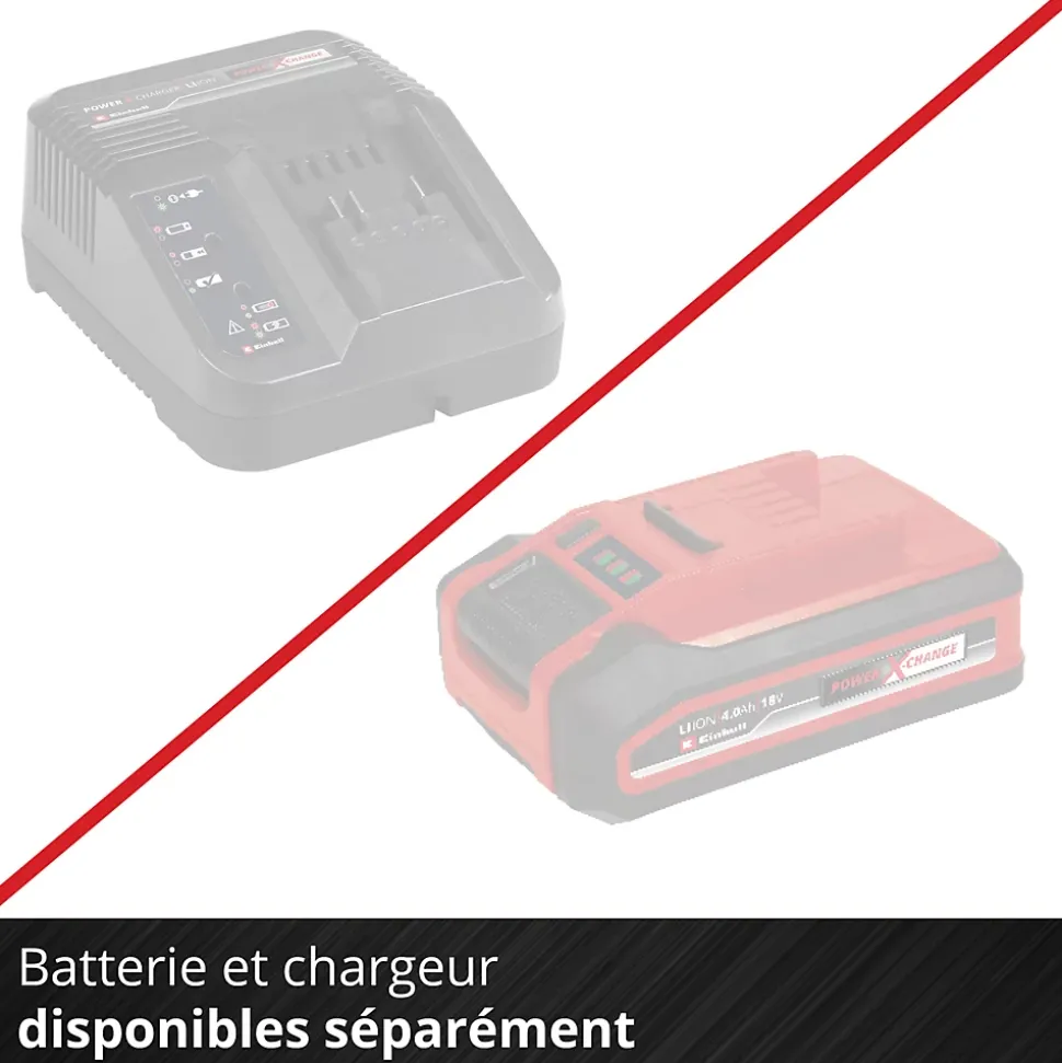Souffleur sans fil sur batterie 18V 670m³/h Einhell GP-LB 18/200 Li E-Solo (vendu sans batterie ni chargeur)