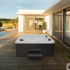 Spa d'extérieur SUNSET Avec escalier et couverture thermique