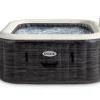 Spa gonflable Intex Pure Spa Ardoise à bulles 6 places avec LED