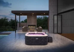 Spa gonflable Intex PureSpa à bulles ardoise 4 places
