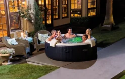 Spa gonflable Intex PureSpa à bulles Blue navy 6 places