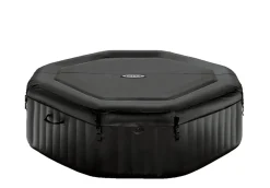 Spa gonflable Intex PureSpa carbone octogonal Jets et Bulles 6 places Ø2,18 x 0,71 m