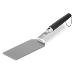 Spatule en inox avec manche en silicone pour plancha Weber
