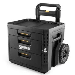 Stacktech Rolling 3-tiroirs Locking Box - Toughbuilt - Tb-b1-d-r93-bea
