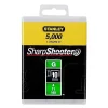 Stanley - Agrafes motif/style Type G Argenté (10 mm)
