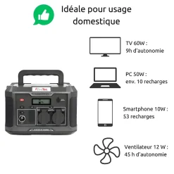Station d'énergie portable Advance 650