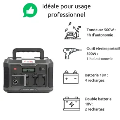Station d'énergie portable Advance 650
