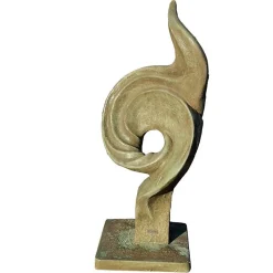 Statue de jardin en pierre "Valentino" (148cm) - Gris vert 148 cm