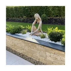 Statue de jardin Iseult effet demi rouille - Rouille 90 cm