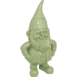 Statue nain de jardin déco extérieur Anao H.30cm résine assorti- Vert- Atmosphera
