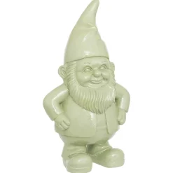 Statue nain de jardin déco extérieur Anao H.42cm résine assorti- Vert- Atmosphera