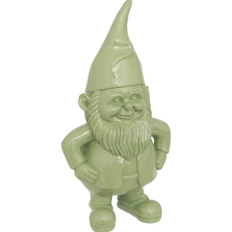 Statue nain de jardin déco extérieur Anao H.30cm résine assorti- Blanc- Atmosphera