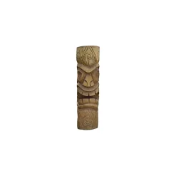 Statue Tiki totem Mauri 100 cm - Brun 100 cm