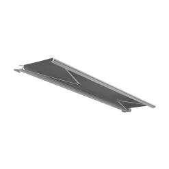 Store banne coffre CINTA 4,80 x 3,50m (Motorisé à Télécommande + LED + manœuvre de secours - Gris clair - Blanc)