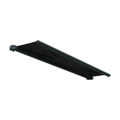 Store banne coffre CINTA 4,80 x 3,00m (Motorisé à interrupteur + manœuvre de secours - Gris foncé - Gris anthracite)