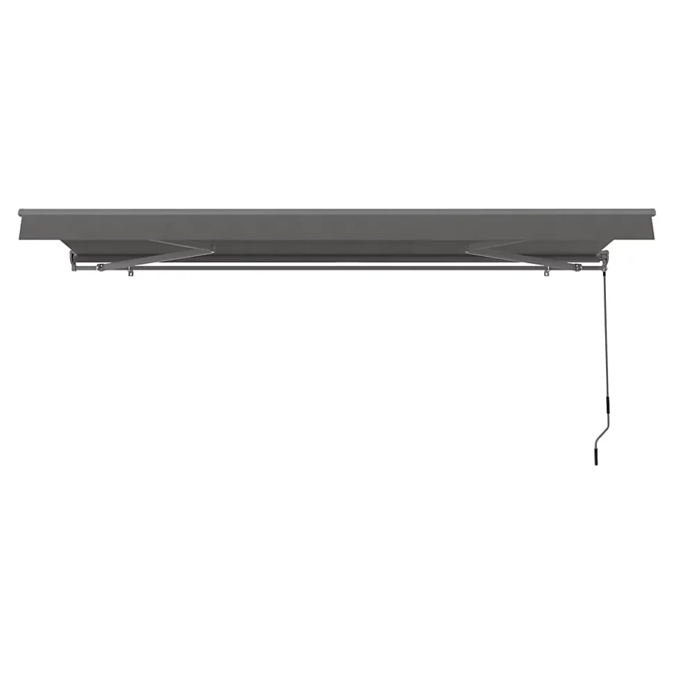 Store banne manuel gris 3x2.5 m avec semi coffre Jagua Klikstrom
