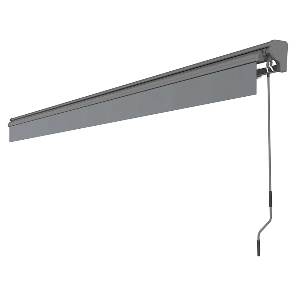 Store banne manuel gris 3x2.5 m avec semi coffre Jagua Klikstrom