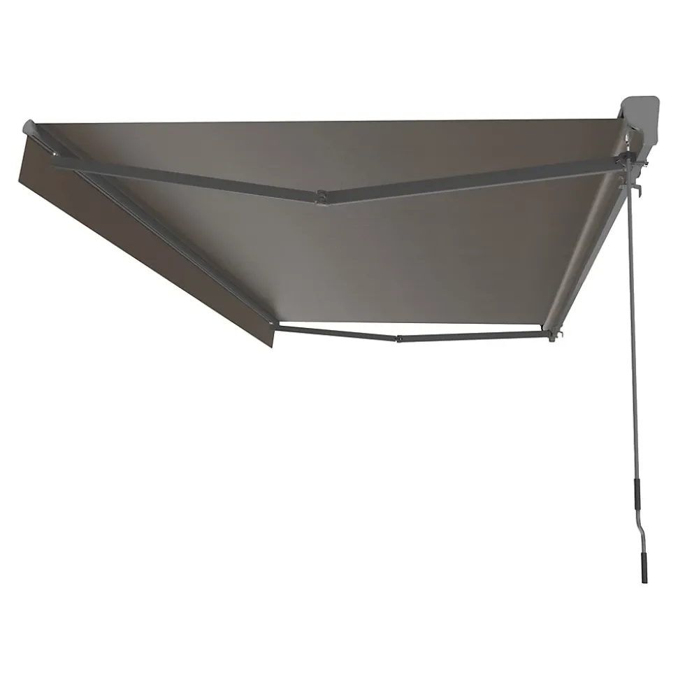 Store banne manuel gris 3x2.5 m avec semi coffre Jagua Klikstrom