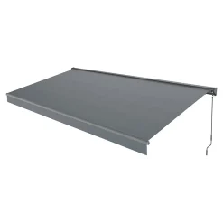 Store banne manuel gris 4x3 m avec semi coffre Jagua Klikstrom