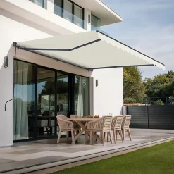 Store banne monobloc VECCHIO 4m x 3m - Toile premium 320g/m2