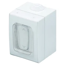 Store banne motorisé avec semi coffre gris 5x3 m Jagua Klikstrom