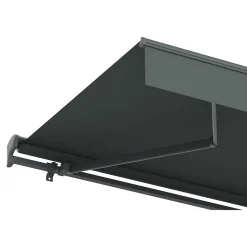Store banne motorisé avec semi coffre gris 5x3 m Jagua Klikstrom