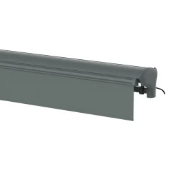 Store banne motorisé avec semi coffre gris 5x3 m Jagua Klikstrom