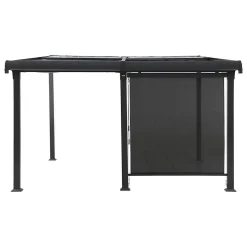 Store pour pergola Enolie ardoise 4X3,5 m - Hespéride