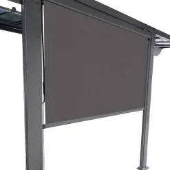 Store pour pergola Enolie ardoise 4X3,5 m - Hespéride