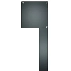 Store vertical SPINELLE et HYLIA 3,00x2,50 M (Motorisé à Télécommande - Armature gris anthracite - Toile grise)