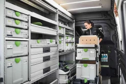 Systainer SYS3 M 437 FESTOOL - 204845, caisse de rangement empilable 43,1 L, noir