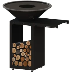 Tablette pour brasero b.b.o noir Ø 78/ 88 cm Oyat