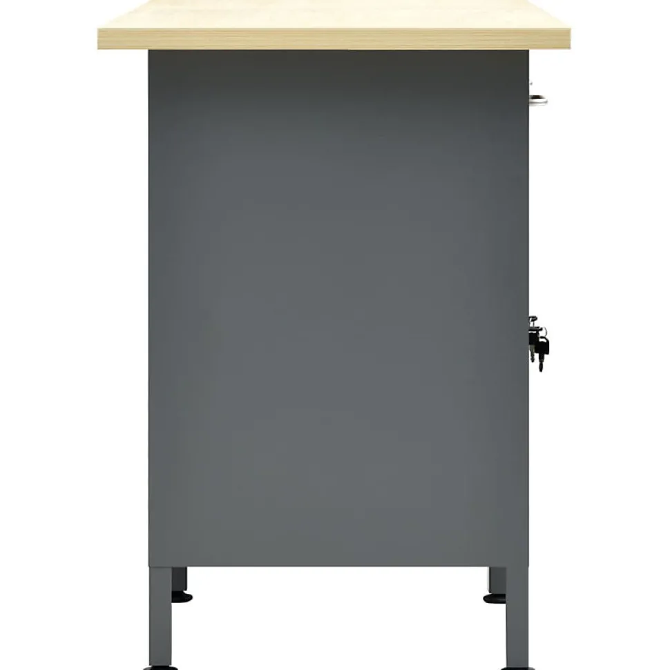 Établi Noir 160x60x85 cm Acier vidaXL